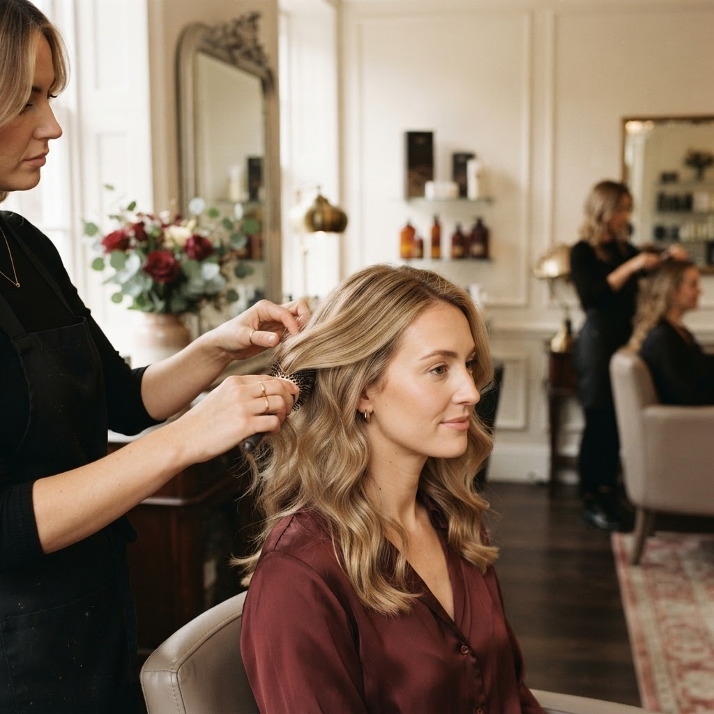 Serviço de cabelo na Bella Studio